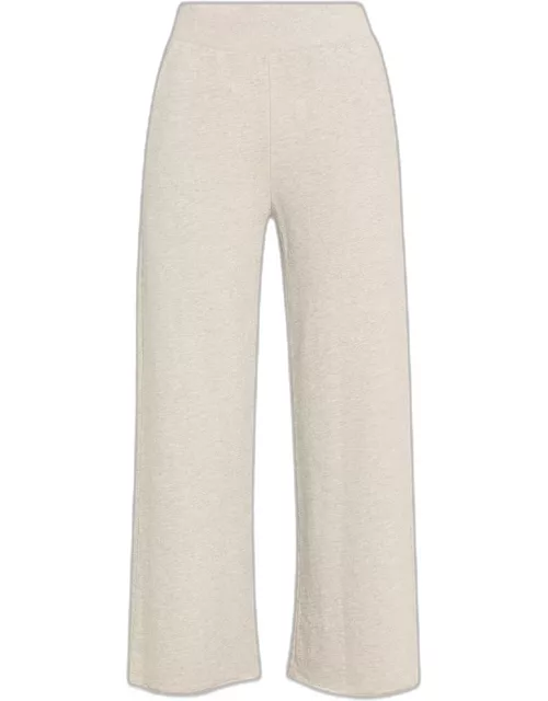 Delilah Flared Cotton Knit Lounge Pant