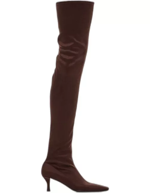 Proenza Schouler Trap Over The Knee Boots Brown