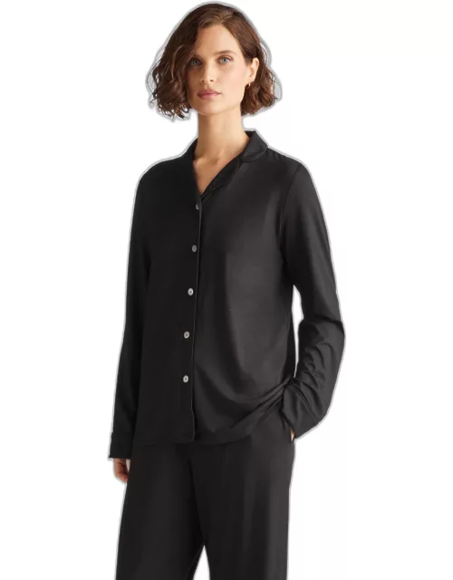 Derek Rose Women's Pyjamas Lara Micro Modal Stretch Black