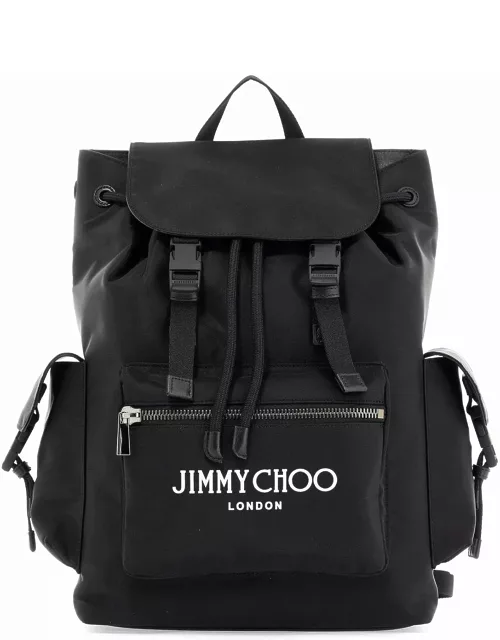 JIMMY CHOO nylon filmore backpack for
