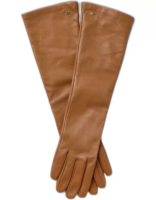 Gloves MAX MARA Woman color Brown