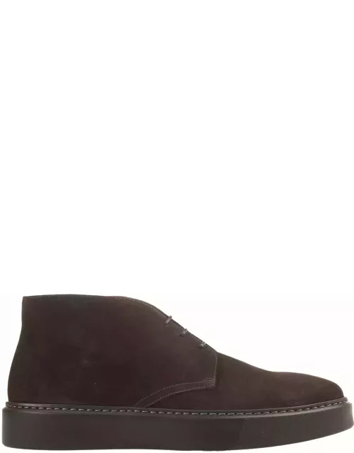 Doucal's Brown Suede Chukka Ankle Boot