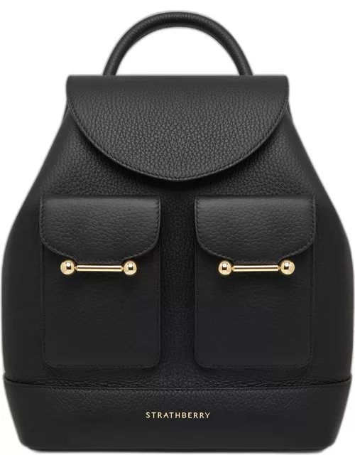 Osette Flap Calf Leather Backpack