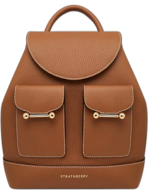 Osette Flap Calf Leather Backpack