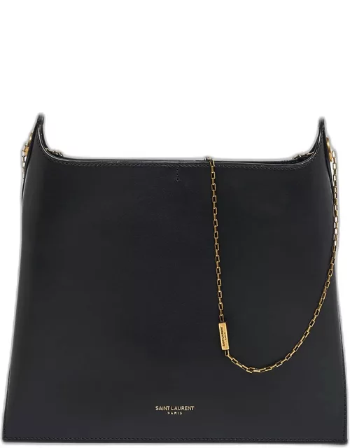 Liane Calfskin Leather Chain Shoulder Bag