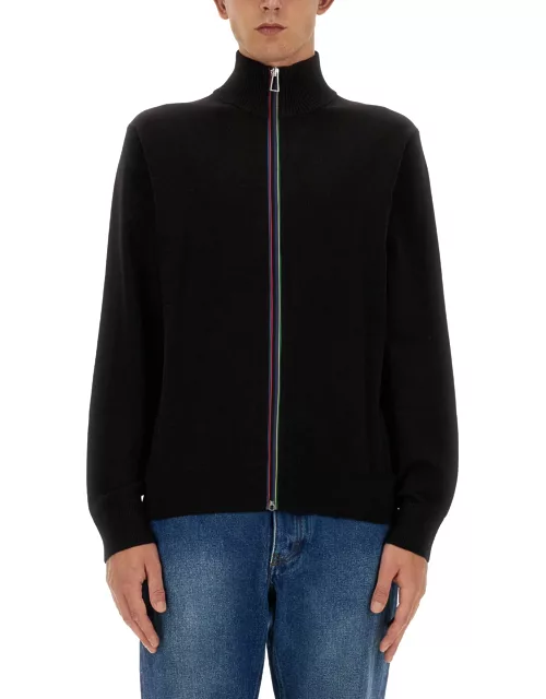 ps by paul smith zippered cardigan