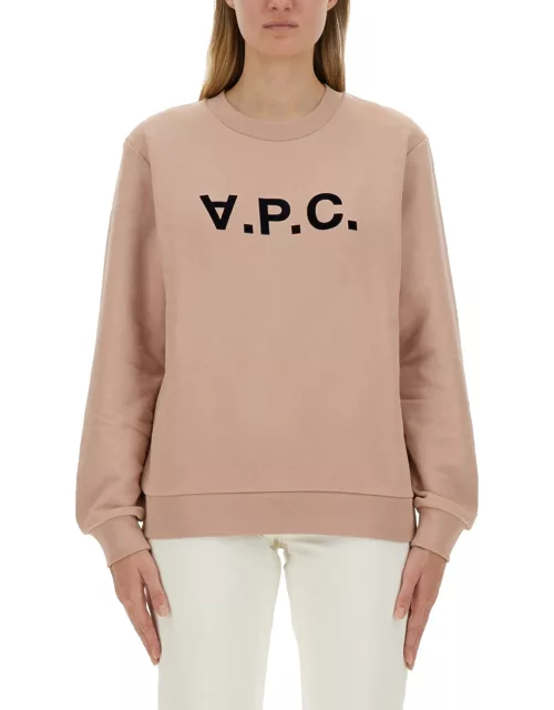 a. p.c. sweatshirt with logo