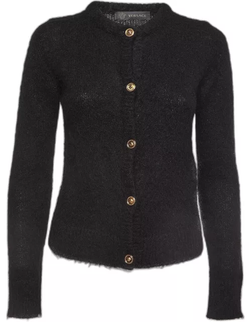 Versace Black Fleece Buttoned Cardigan
