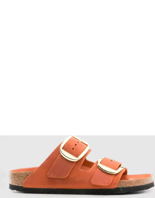 Flat Sandals BIRKENSTOCK Woman color Orange