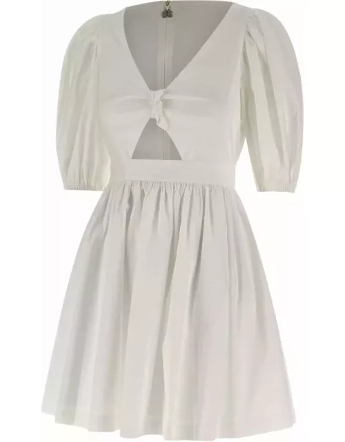 Rotate by Birger Christensen Mini Dress With Balloon Sleeves And Cut-out Detail