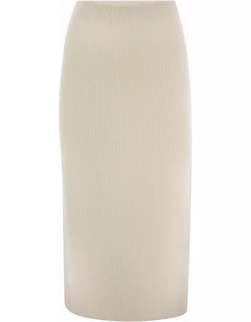 Fabiana Filippi Ribbed Pencil Skirt