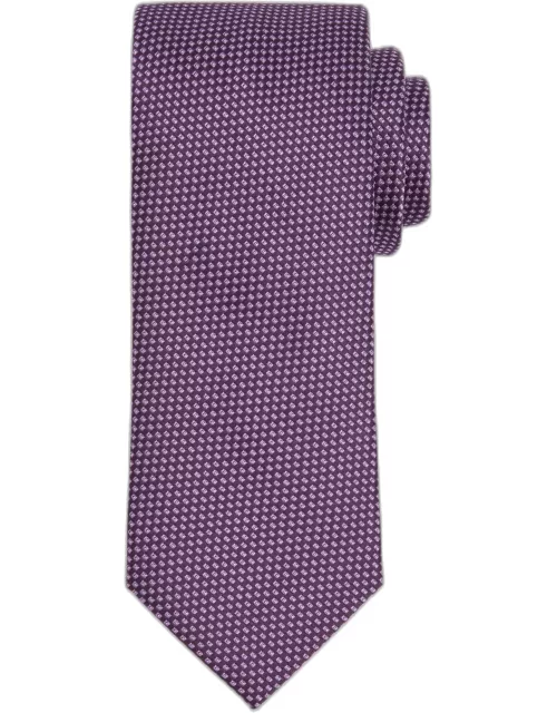 Men's Micro-Jacquard Silk Tie
