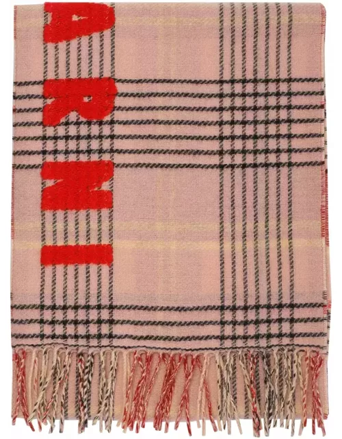Marni Wool Double Check Scarf