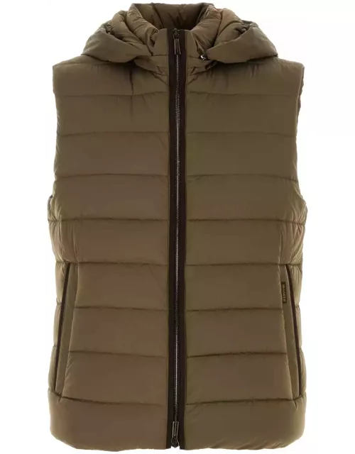 Moorer Khaki Nylon Blend Febo Down Jacket