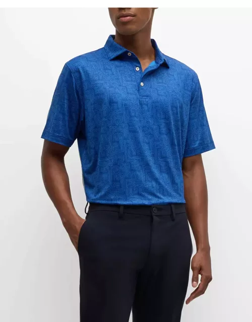 Men's Maze Performance Jersey Polo Shirt