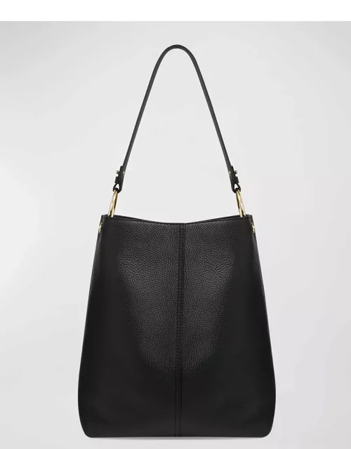 Lana Large Calf Leather Hobo Bag