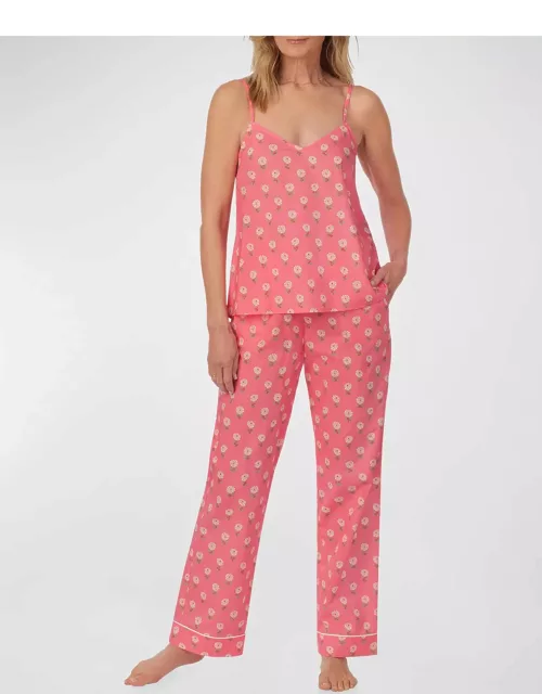 Organic Cotton Poplin Cami Pajama Set
