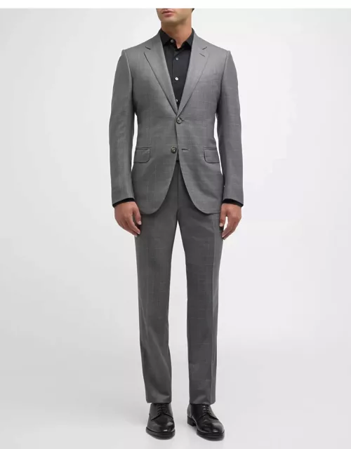 Men's Prince of Wales Centoventimila Wool Suit