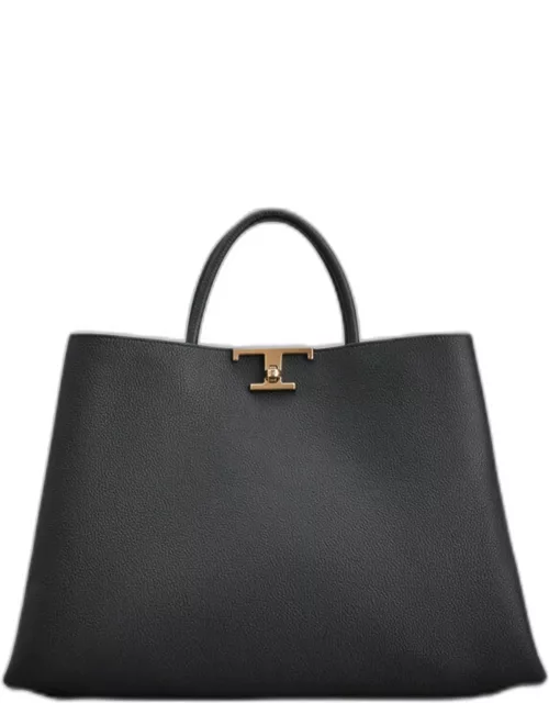 Calf Leather Top-Handle Bag