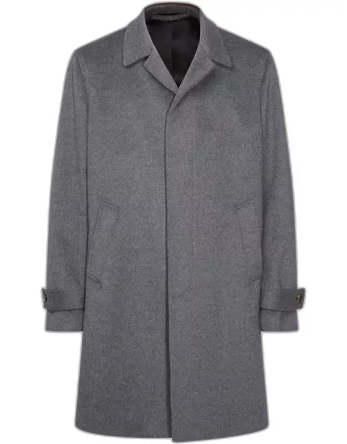 Lardini Grey Wool Coat