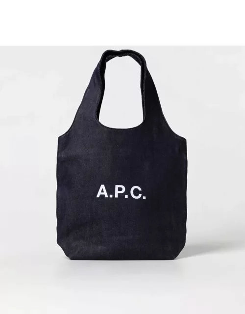 Tote Bags A. P.C. Woman color Blue