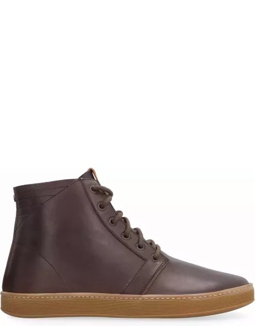 Volta Leather High-top Sneaker