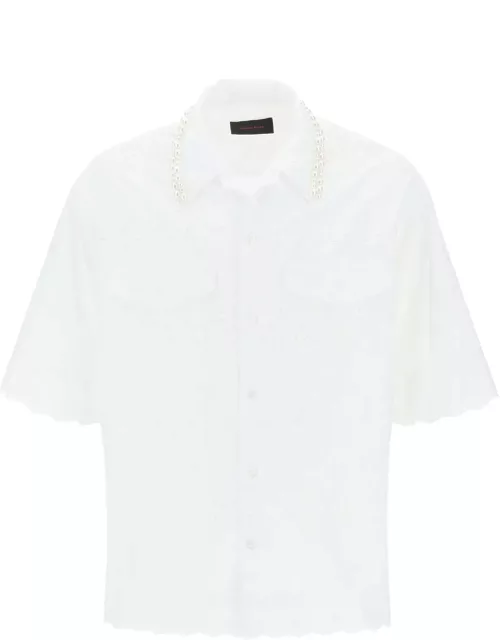 Simone Rocha scalloped Lace Shirt With Pear