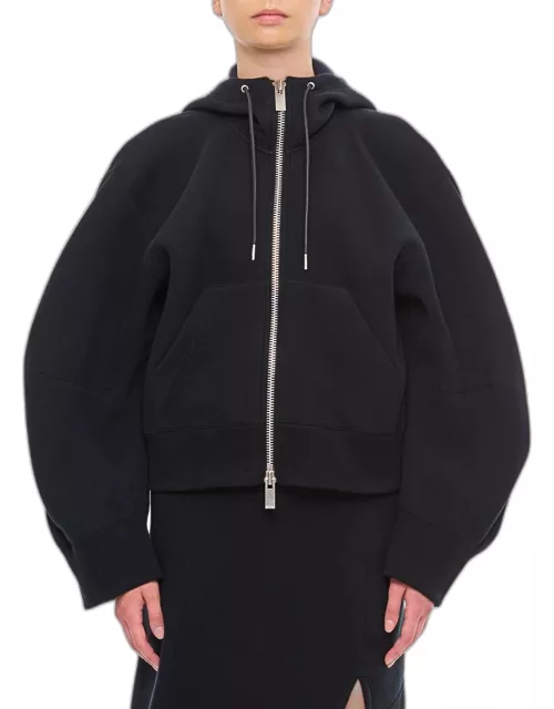 Sacai Sponge Sweat Hoodie Black