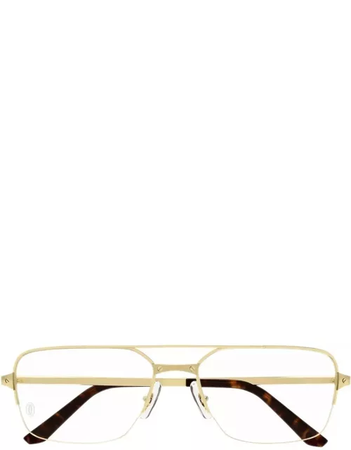 Cartier Eyewear Aviator Frame Glasse