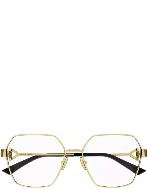 Bottega Veneta Eyewear Geometric Frame Glasse