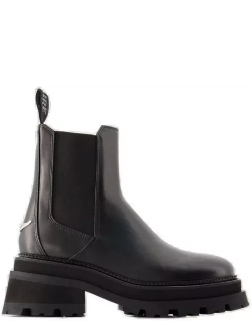 Zadig & Voltaire Round Toe Ankle Boot