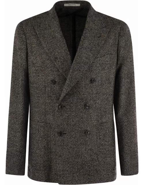 Tagliatore Double-breasted Jacket In Wool Blend