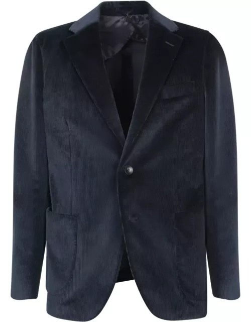 Lardini Blue Corduroy Jacket