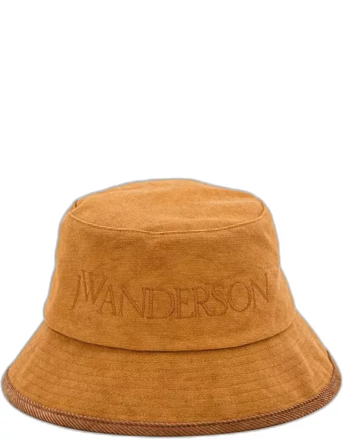 JW Anderson Logo Bucket Hat Brown S