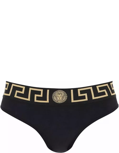 VERSACE bikini bottom with greek border