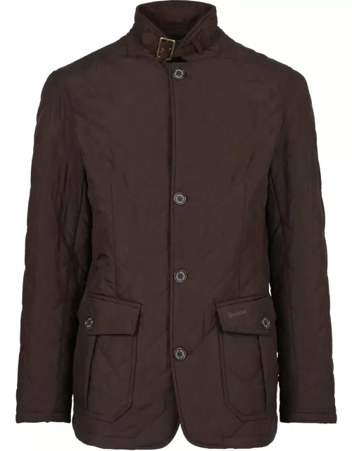 Barbour Brown Lutz Quilted Jacket