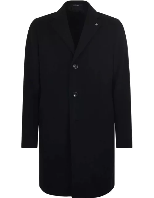 Tagliatore Chest Welt-pocketed Single-breasted Coat