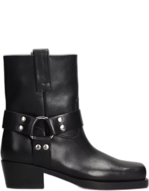 Paris Texas Roxy Ankle Boot Texan Ankle Boots In Black Leather