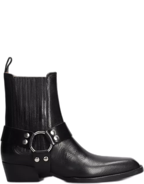 Paris Texas Helena Ankle Boot Texan Ankle Boots In Black Leather