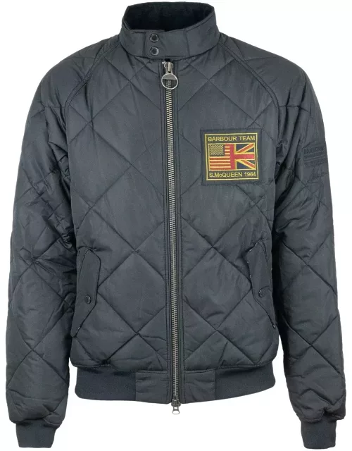Barbour High-neck Zip-up Quilted Jacket