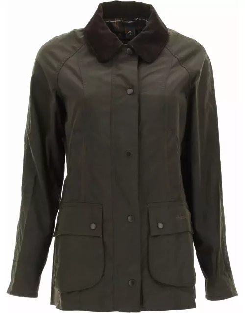 Barbour Brown Waxed Cotton Beadnell Jacket