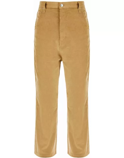 AMI ALEXANDRE MATIUSSI baggy corduroy pants with rib