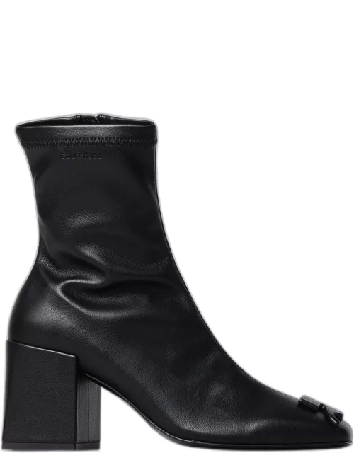 Flat Ankle Boots COURRÈGES Woman color Black