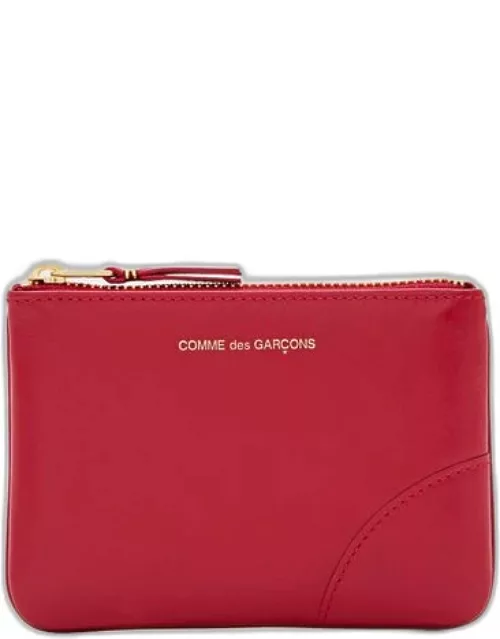 Comme Des Garçons Play Classic Leather Line Wallet Red TU