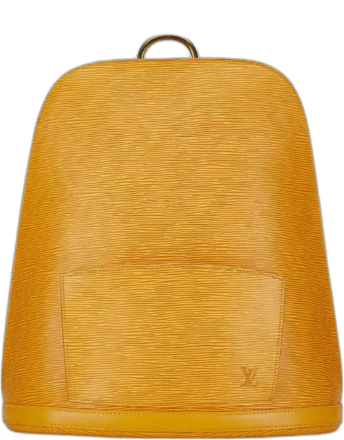 Louis Vuitton Yellow Epi Leather Gobelins Backpack