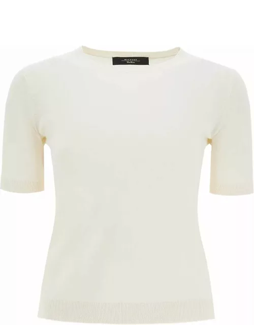 WEEKEND MAX MARA silk and cotton 'agro' knit top