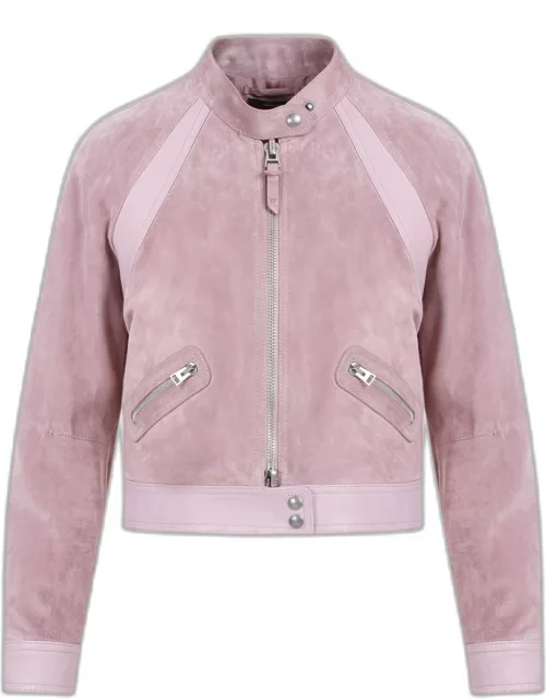Tom Ford Leather Cropped Jacket