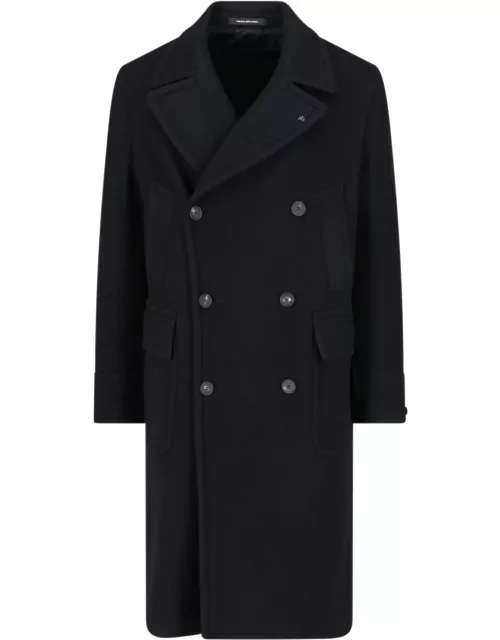 Tagliatore 'Cherry' Double-Breasted Midi Coat