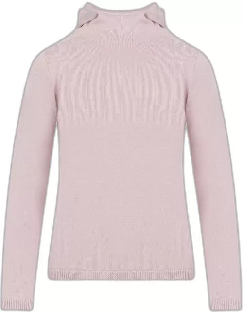 Max Mara The Cube Turtleneck Knitted Hoodie
