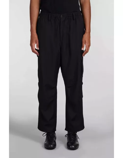 Y-3 Pants In Black Polyester